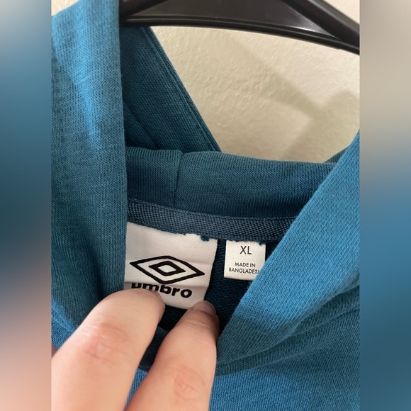 ✨NWT Kids Umbro Turquoise Hoodie Size XL - Picture 4 of 11